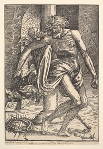 Kristus s mučicími nástroji podepřený malým andělem, 1517. od Hans Baldung