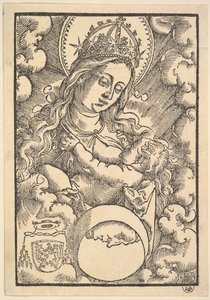 Madonna Lactans, z Enchiridon poeticum, 1515 od Hans Baldung