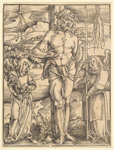 Muž bolesti, ze Zrcadla umučení našeho Pána Ježíše Krista, 1507 od Hans Baldung