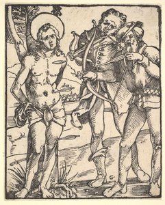 Umučení svatého Šebestiána se dvěma muži z kuše. od Hans Baldung