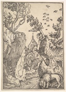 St. Jerome in the Desert, ca. 1511. od Hans Baldung