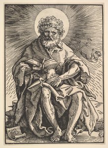 St. John the Baptist Holding the Beránka, ca. 1517. od Hans Baldung