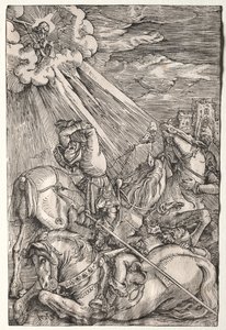 Obrácení sv. Pavla od Hans Baldung