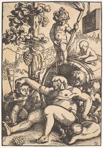 Opilý Bacchus, ca. 1520.