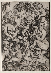 Dvě matky od Hans Baldung