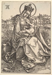 Panna na travnatém břehu, 1505. od Hans Baldung