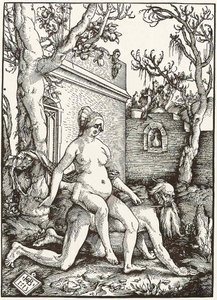 Aristoteles a Phyllis od Hans Baldung Grien