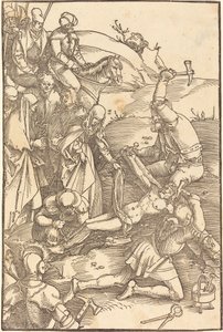 Kristus přibitý na kříž od Hans Baldung Grien