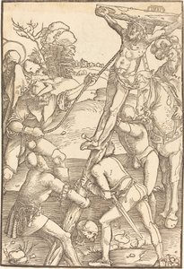 Kristus vzkříšený na kříži od Hans Baldung Grien