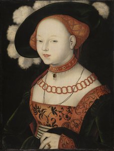 Německy: Bildnis einer Dame Portrét dámy od Hans Baldung Grien