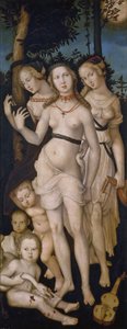 Německy: Die Jugend (Die drei Grazien) Harmonie nebo Tři grácie od Hans Baldung Grien