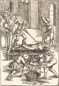 Mučednictví svatého Vavřince od Hans Baldung Grien