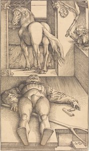 Začarovaný ženich od Hans Baldung Grien