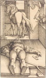 Začarovaný ženich od Hans Baldung Grien