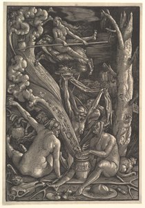 Čarodějky, 1510 od Hans Baldung Grien