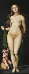 Venuše a Amor od Hans Baldung Grien