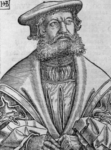 Helius Eobanus Hessus, 1534 od Hans Brosamer