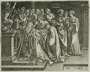 Solomon Adoring the Idols od Hans Brosamer