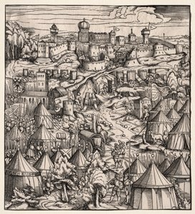 Der Weisskunig Bílý král: Obležení Padovy, 1512-1515.