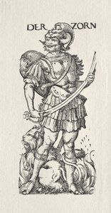 Sedm neřestí: Hněv od Hans Burgkmair