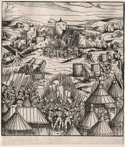 Bouře v Nantes, 1512-1515. od Hans Burgkmair