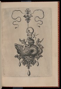 Deska 8, od Bullarum Inaurium atd. Archetypy řemeslníků část druhá (přívěsky, náušnice atd. Návrhy nejšikovnější přírody, část druhá)