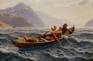 Výlet lodí na Sognefjorden