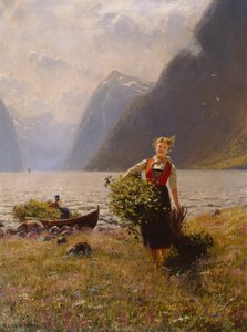 Dairymaid a list bunt od Hans Dahl