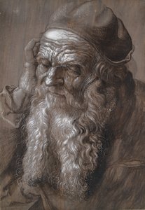 Starý muž ve věku 93 let St Jerome, konec 16. století od Hans Hoffmann
