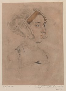Anne Boleynové od Hans, Holbein
