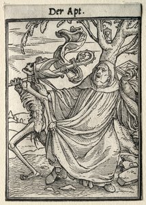 Tanec smrti: Opat od Hans Holbein