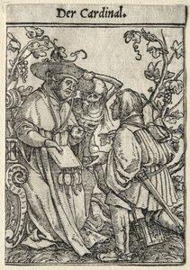 Tanec smrti: Kardinál. od Hans Holbein