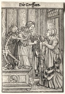 Tanec smrti: Hraběnka od Hans Holbein