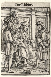 Tanec smrti: Soudce od Hans Holbein