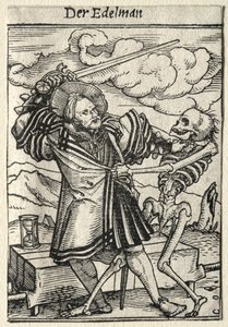 Tanec smrti: Šlechtic. od Hans Holbein