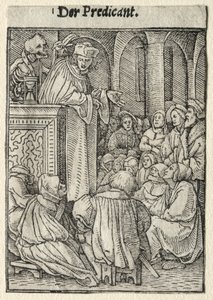 Tanec smrti: Kazatel od Hans Holbein