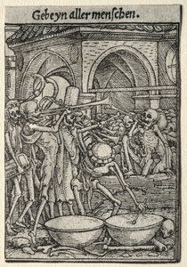 Tanec smrti: Trumpeters of Death od Hans Holbein