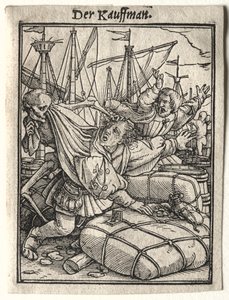Obchodník. od Hans Holbein