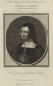 Kateřina Aragonská od Hans Holbein der Jüngere