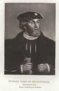Edward vévoda z Buckinghamu od Hans Holbein der Jüngere