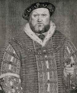 Jindřich VIII. (1491-1547) od Hans Holbein der Jüngere