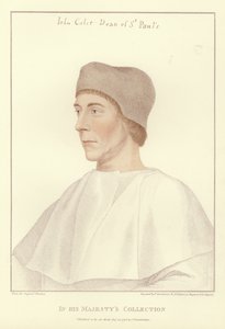 John Colet, děkan katedrály svatého Pavla (akvatinta)