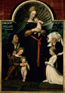 Madona z Burgermeister Meyer od Hans Holbein der Jüngere