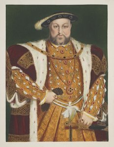 Portrét Jindřicha VIII (1491-1547) ve věku 49 let, pub. 1902 od Hans Holbein der Jüngere