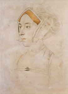 Portrét Lady Willoughby (pastel na papíře) od Hans Holbein der Jüngere
