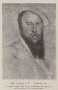 Sir Thomas Wyatt od Hans Holbein der Jüngere