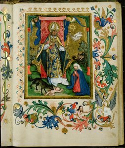 Svatý Augustin s Pannou a Dítětem od Hans Holbein der Jüngere
