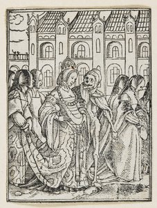 Císařovna z tance smrti (Lyons), 1538, 1523-1526 od Hans Holbein der Jüngere