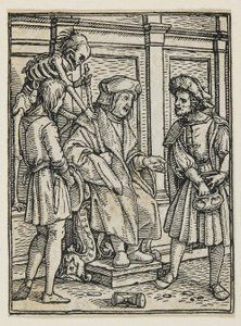 Soudce z tance smrti (Lyons), 1538, 1523-1526 od Hans Holbein der Jüngere