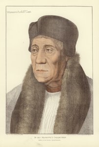 William Warham, arcibiskup z Canterbury (akvatinta) od Hans Holbein der Jüngere